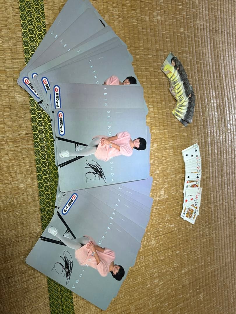 松田聖子　トランプセット　下敷き　カレンダー