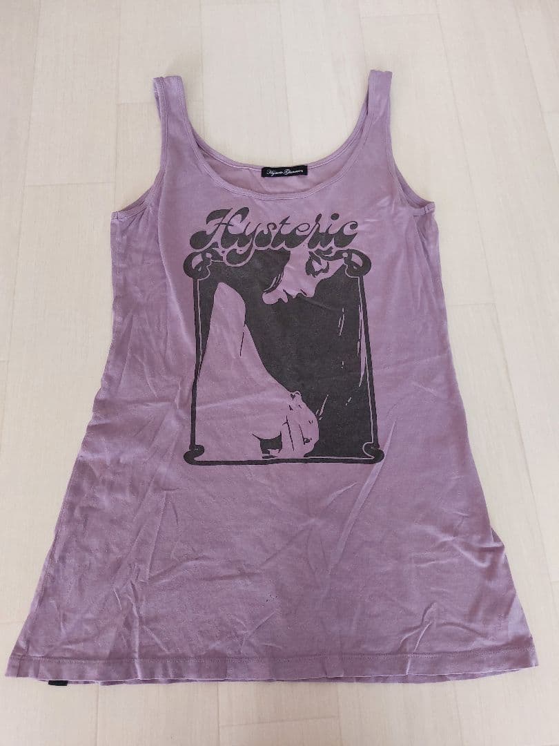 希少！ヒステリックグラマー紫ラベンダータンクトップ　ノースリーブ