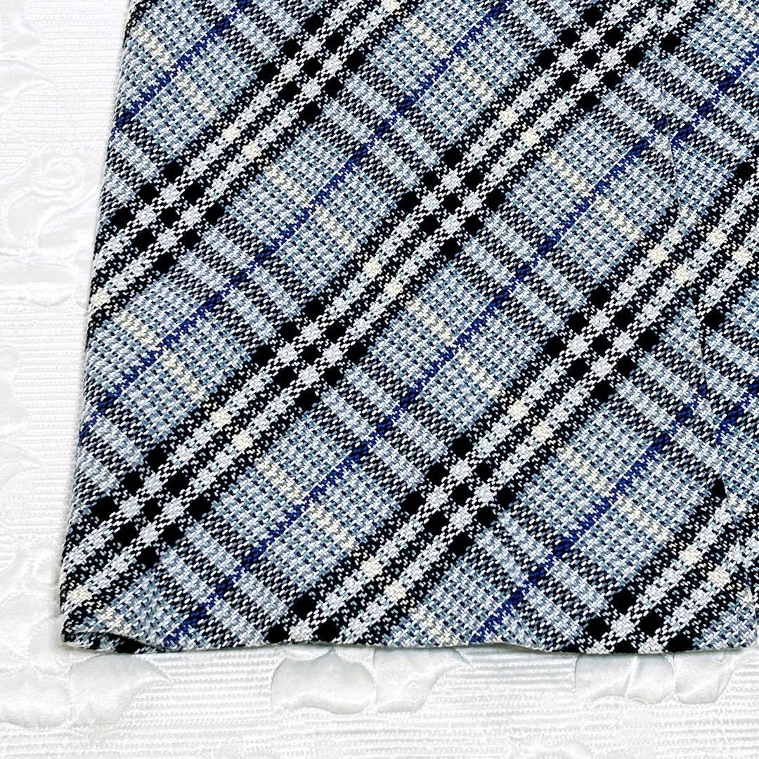 極美品❤︎バーバリーロンドン ツィード ラップスカート ベルト ノバチェック 36