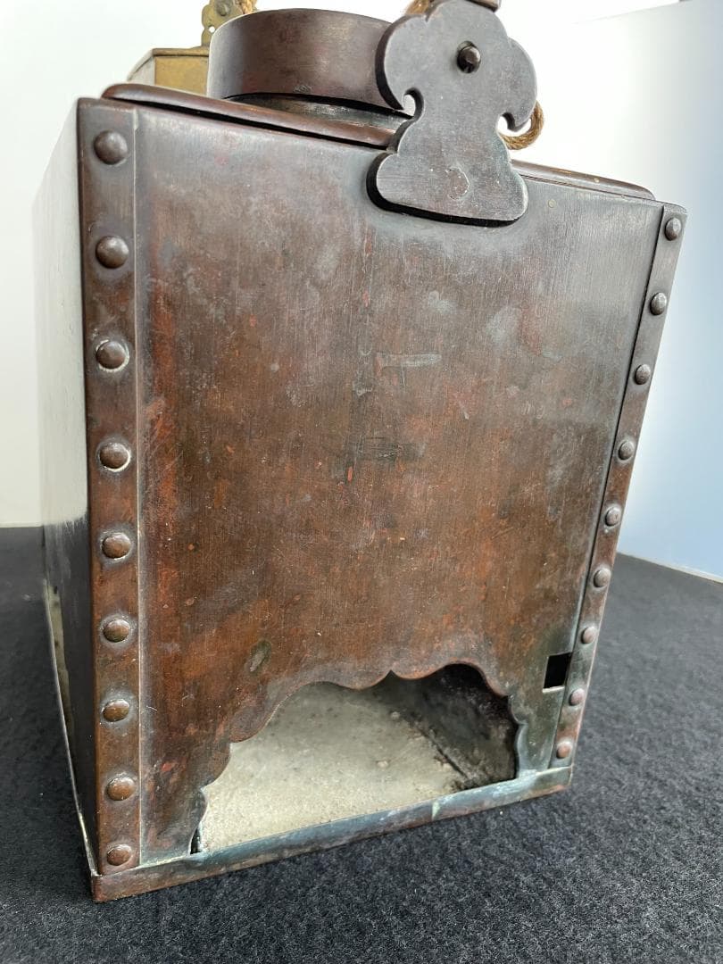 時代物 銅製 籐巻提手 酒燗器 燗銅壷 野燗炉 銅壺 薬燗壷 急須 骨董 古美術