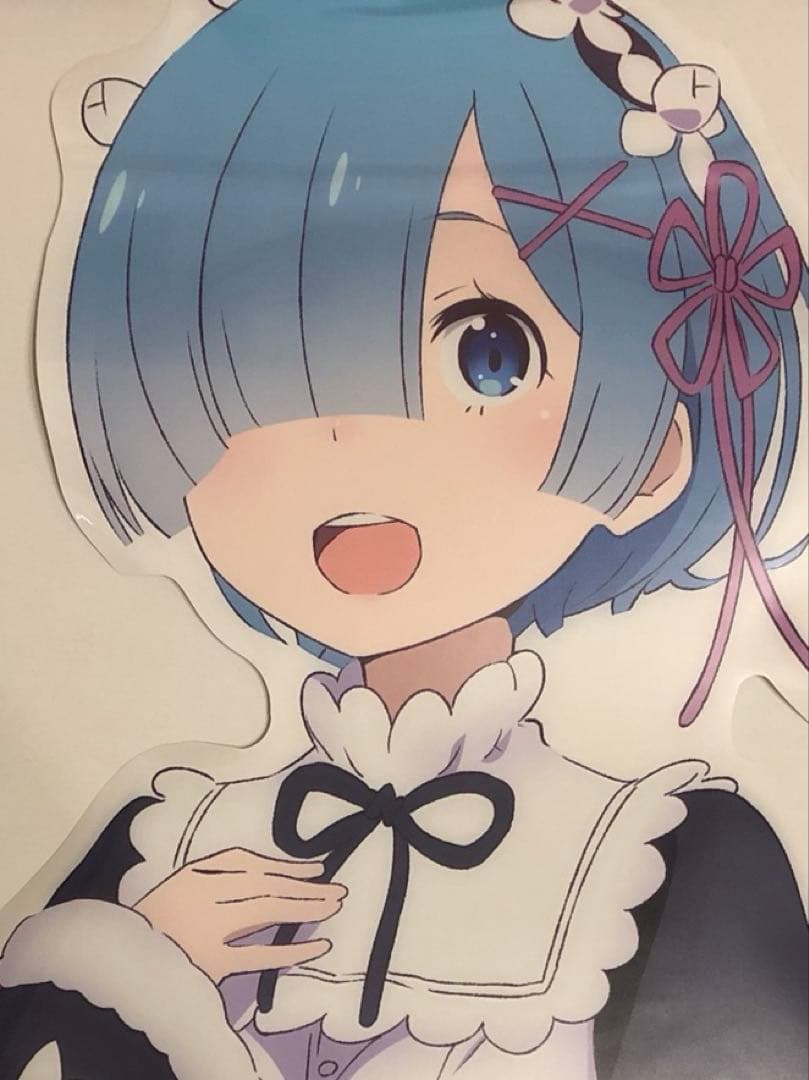 【非売品】Re:ゼロから始める異世界生活 リゼロ レム 等身大 ステッカー