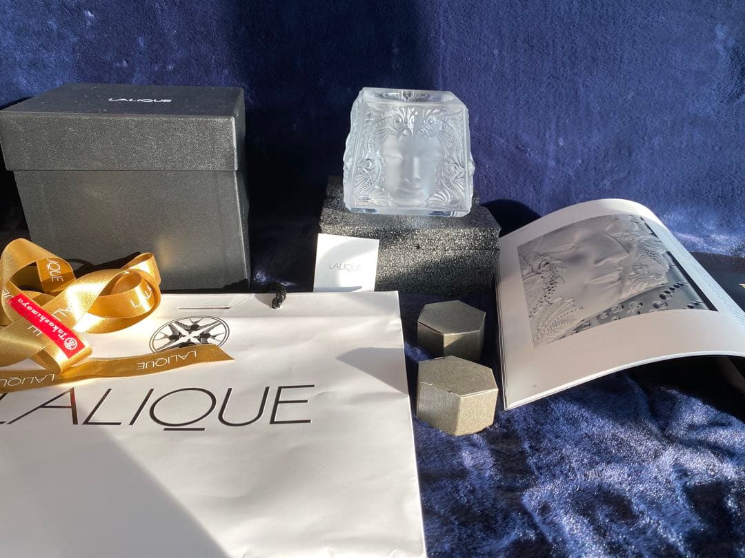 LALIQUE ラリック マスクド ファム キャンドル ホルダー