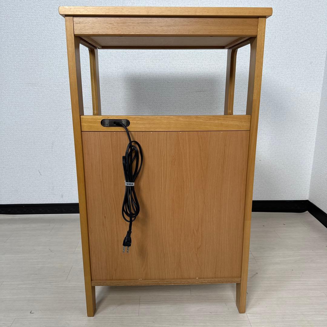 カリモク 電話台 TEL台 FAX台 サイドテーブル コンセント2口 i4※