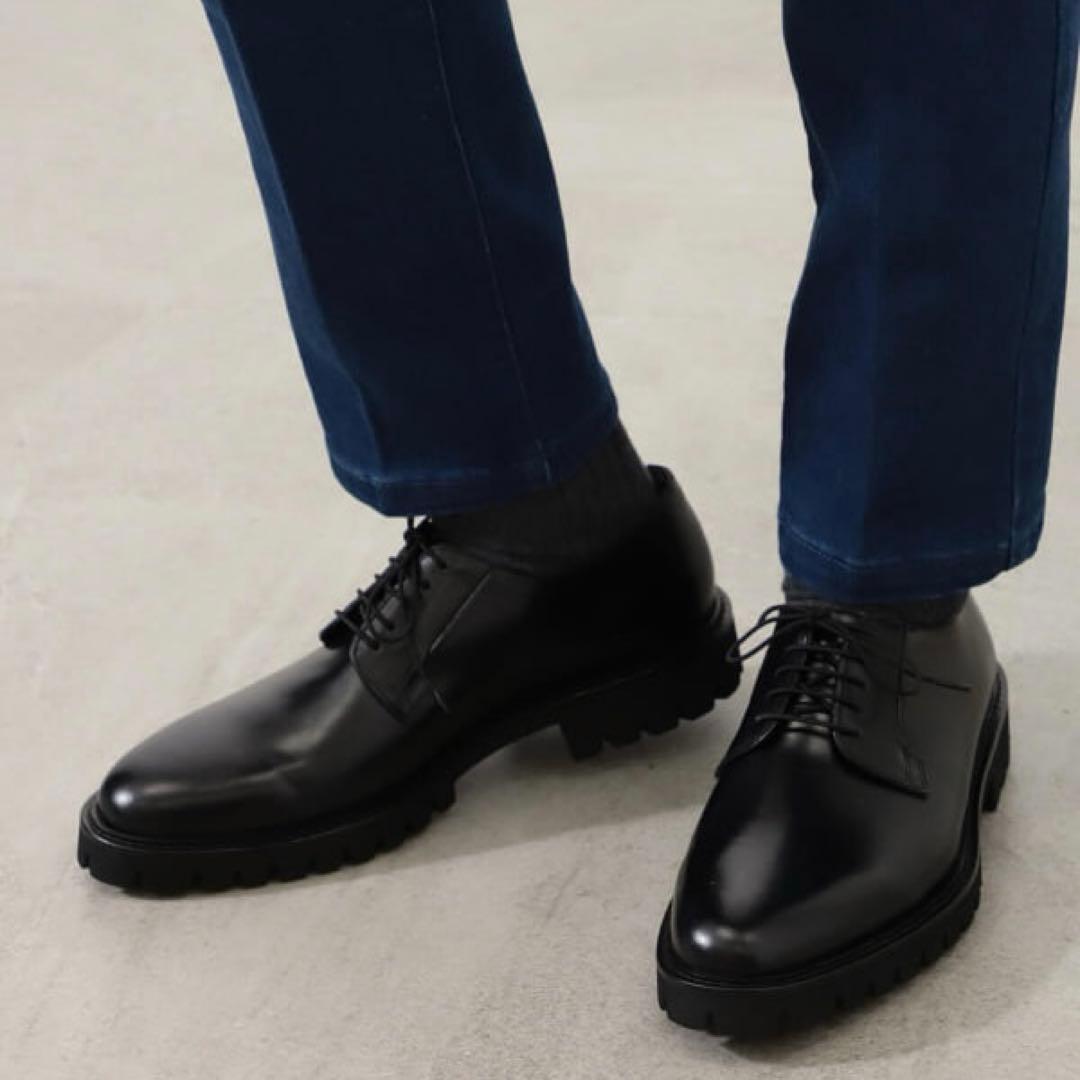 極美品✨定価2.1万　BEAMS HEART プレーントゥシューズ　本革　日本製