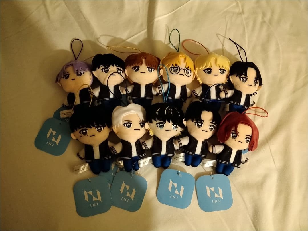 INI GiGO コラボキャンペーン 　マスコットぬいぐるみ　11種セット①