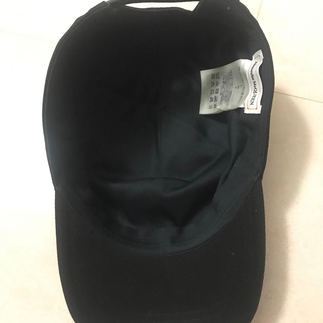 美品Alexander McQueen ベースボールキャップ 黒 M