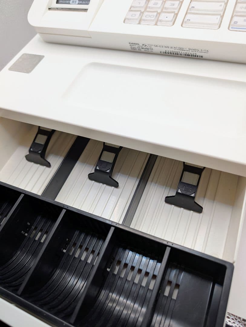 CASIO 　レジスター SR-G3-EX WE Bluetooth対応