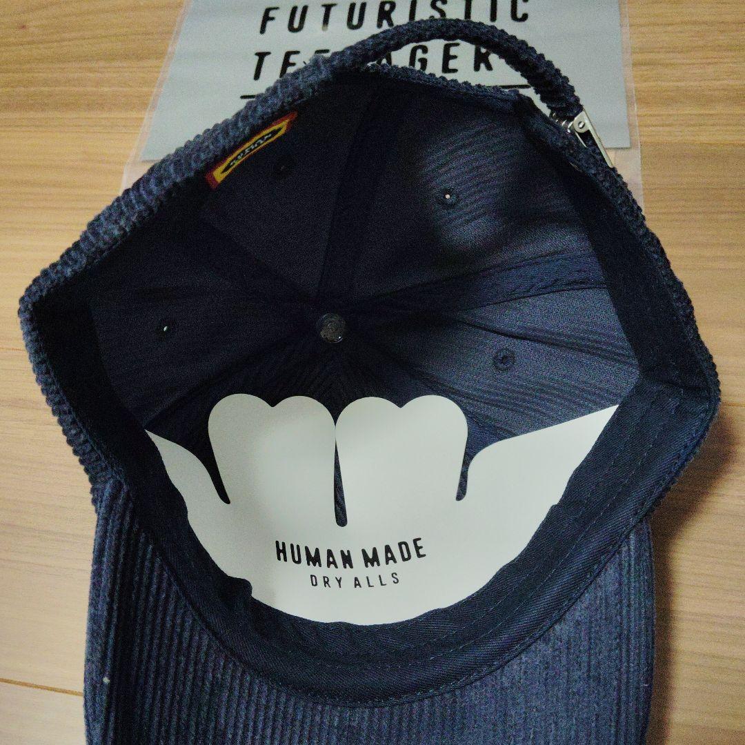 Human Made ネイビー コーデュロイキャップ