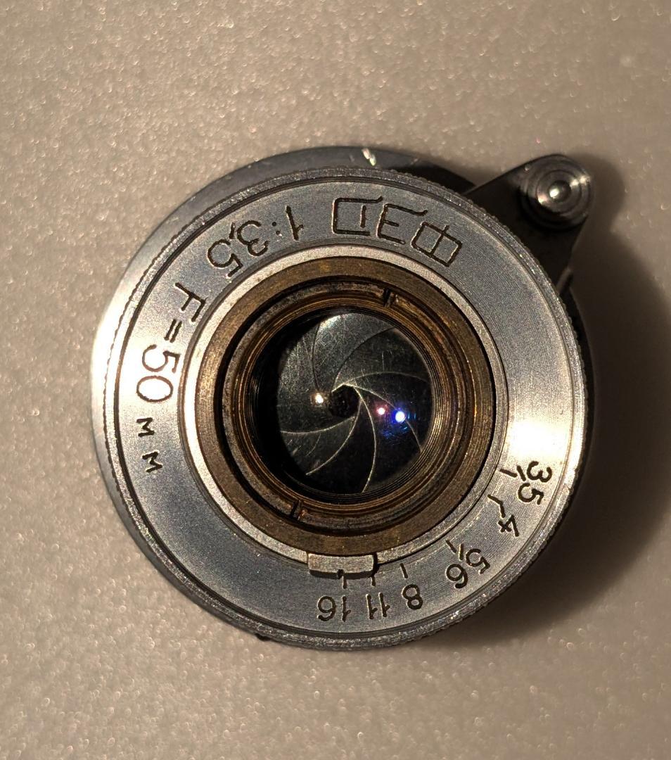 FED INDUSTAR-10 50mm/f3.5 完動品 #347c