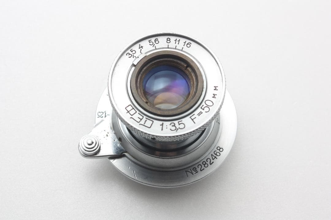 FED INDUSTAR-10 50mm/f3.5 完動品 #347c