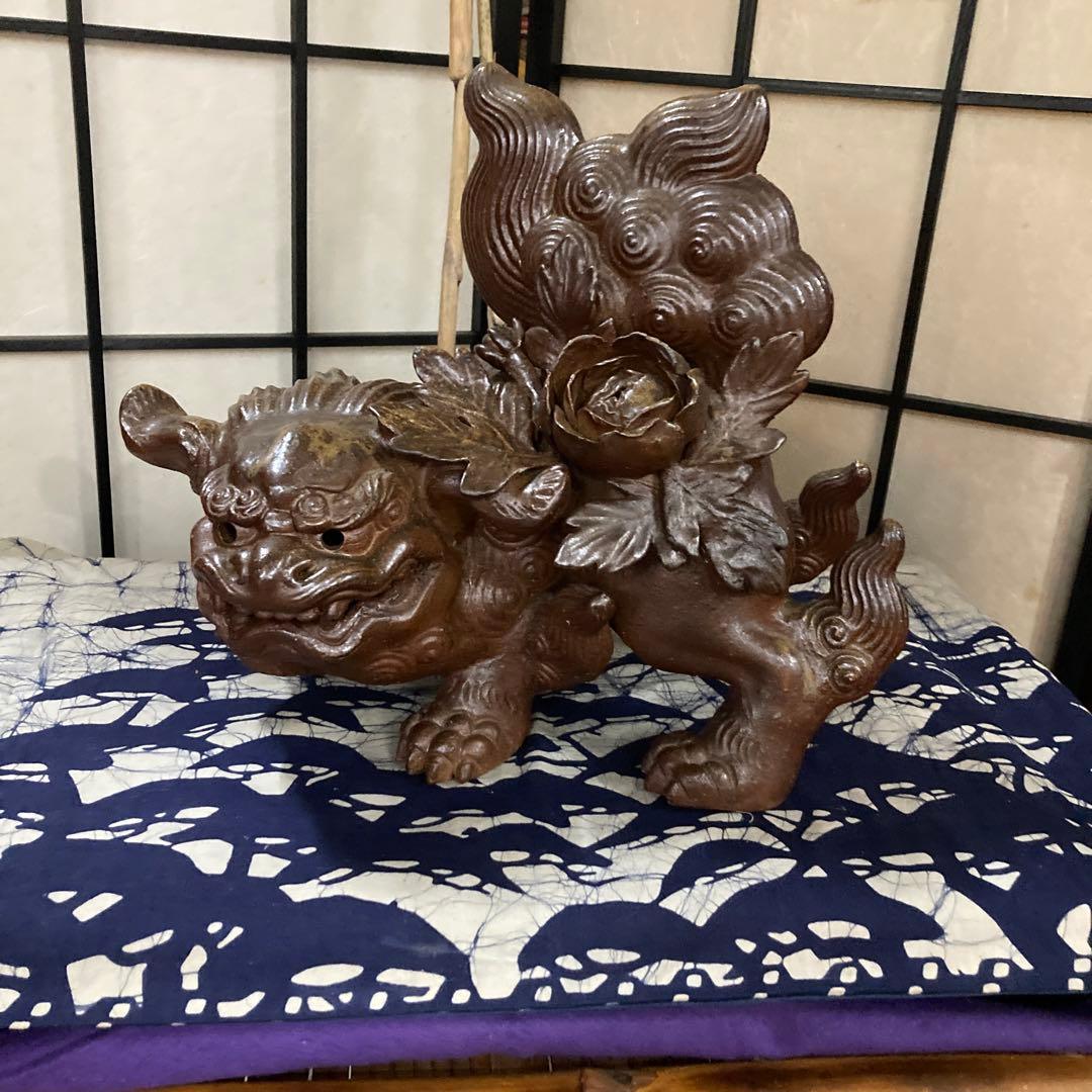 古備前骨董美術品珍品年始大売り出しです❣️希少ボタン獅子銘有り❣️