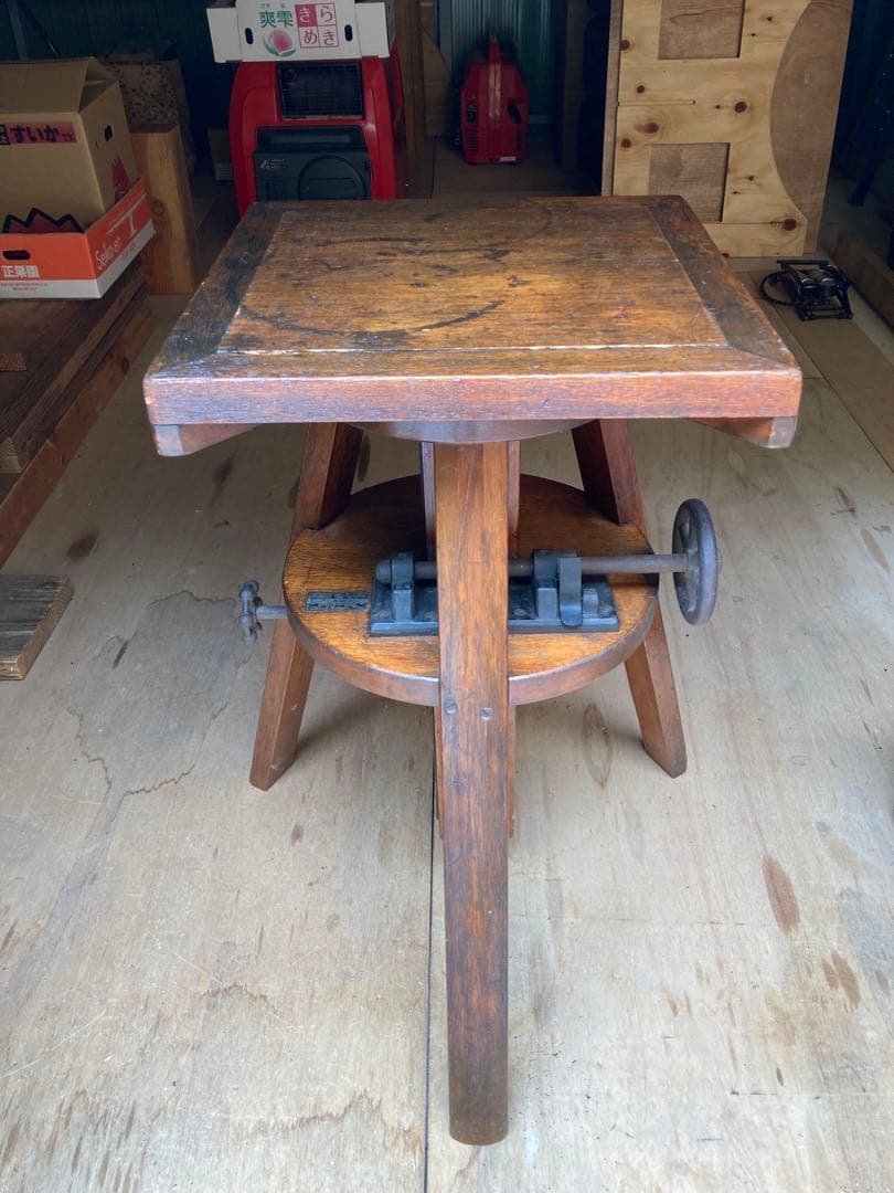 アンティーク昭和初期の測量台