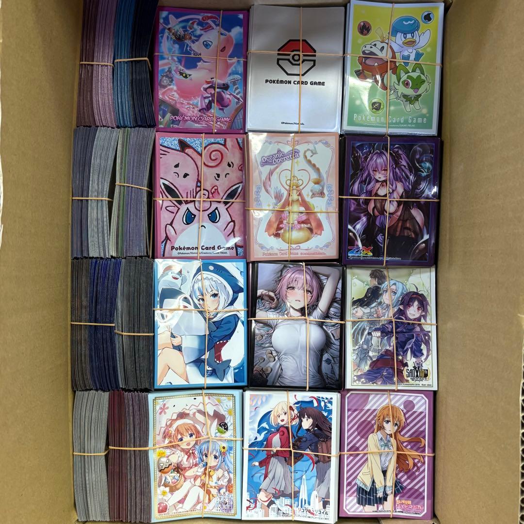 トレカスリーブ キャラスリーブのみ まとめ売り 100サイズ 約16kg