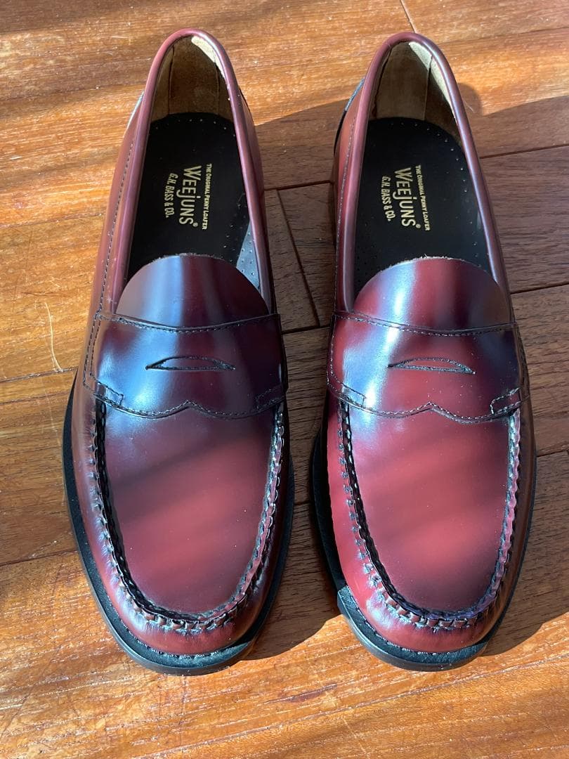 ★たか様　G.H.BASS WEEjUNS ローファー／ワイン色 サイズ９/ D