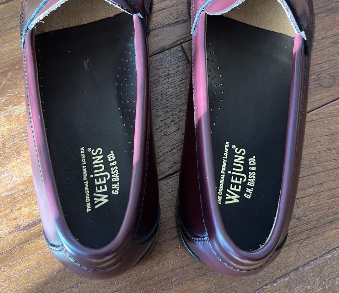 ★たか様　G.H.BASS WEEjUNS ローファー／ワイン色 サイズ９/ D