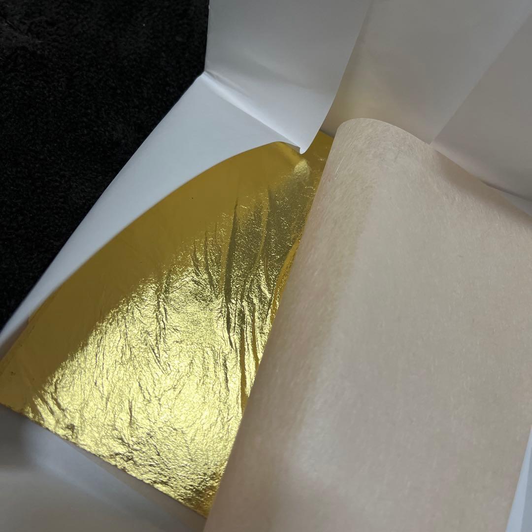 純金箔(NITTO製　極薄) 10枚(110x110mm)