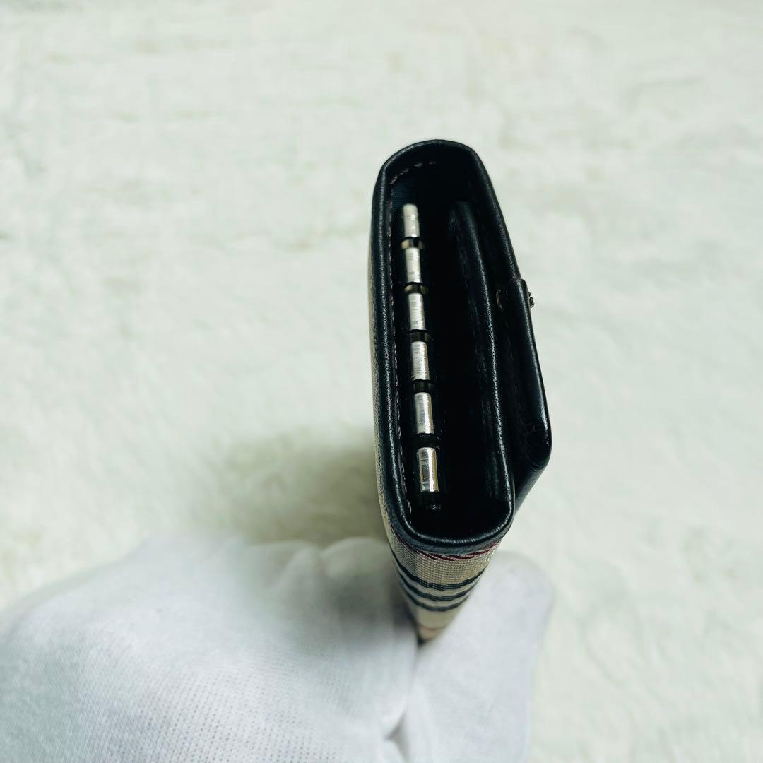 新品未使用品 箱付き　BURBERRYノバチェック 5連キーケース ベージュ