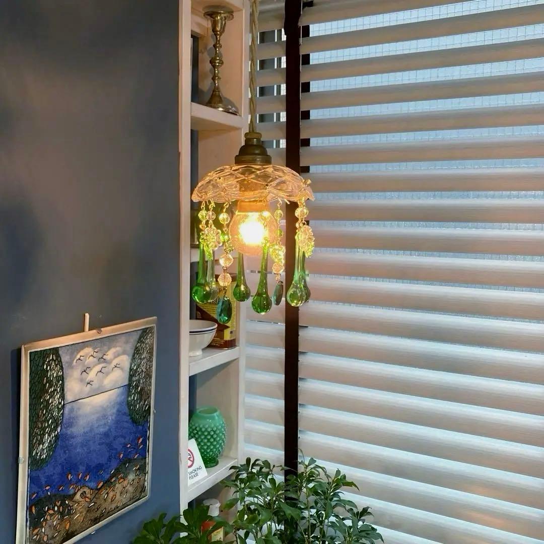 ミニシャンデリア（Forest）　1920年　フランスアンティーク　ランプ