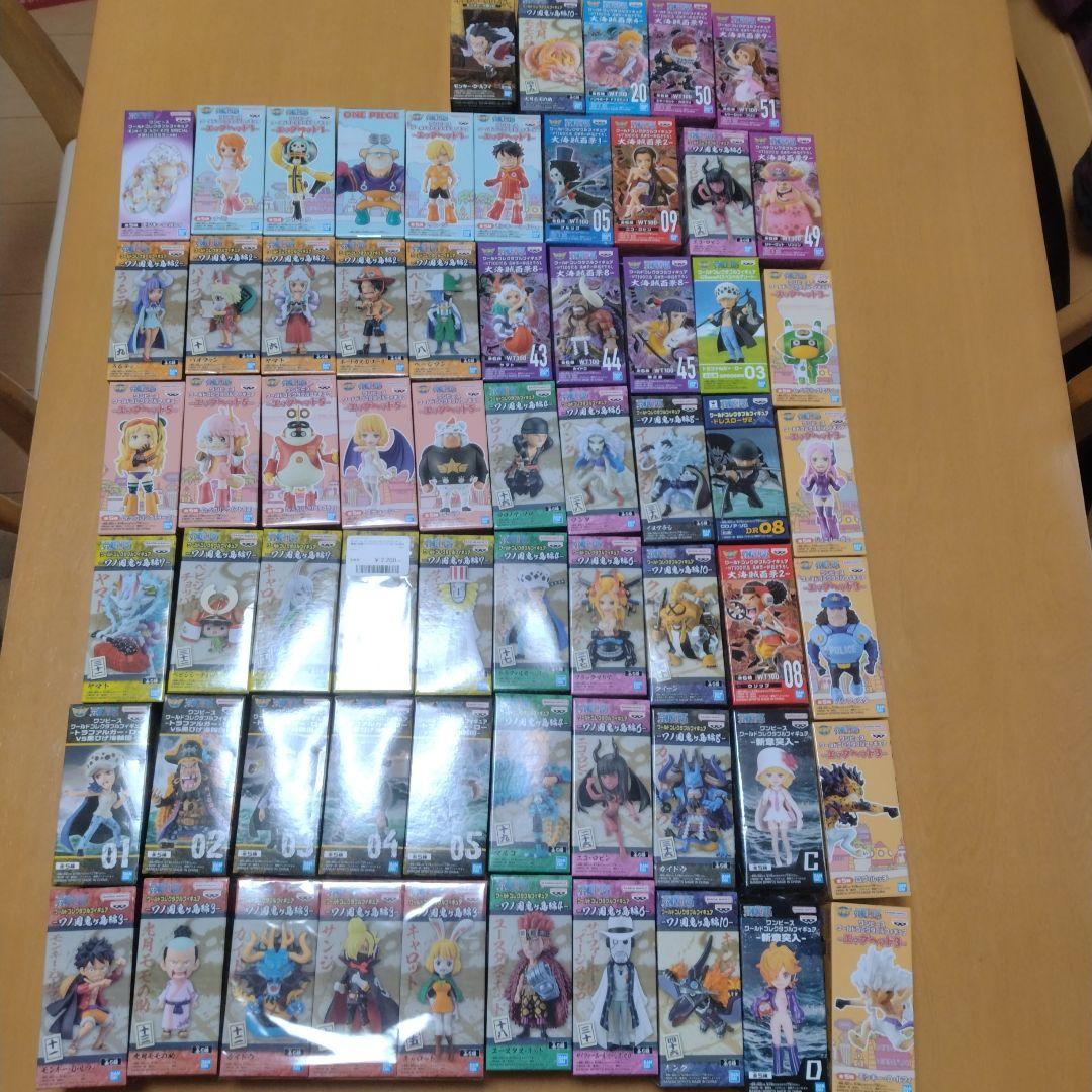 ワンピース ワールドコレクタブルフィギュア　65体セット