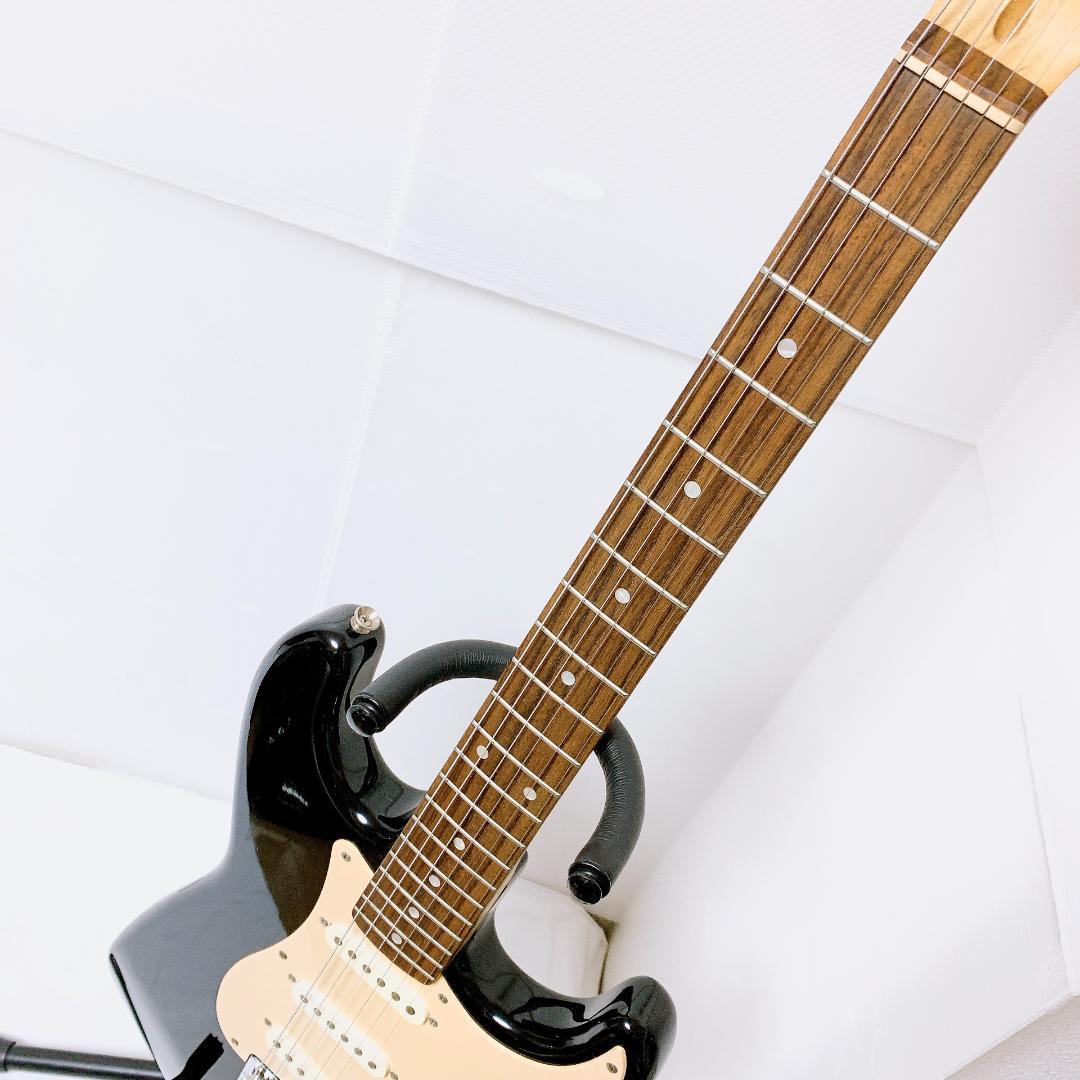 美品 Squier スクワイヤー ストラトキャスター エレキギター ブラック