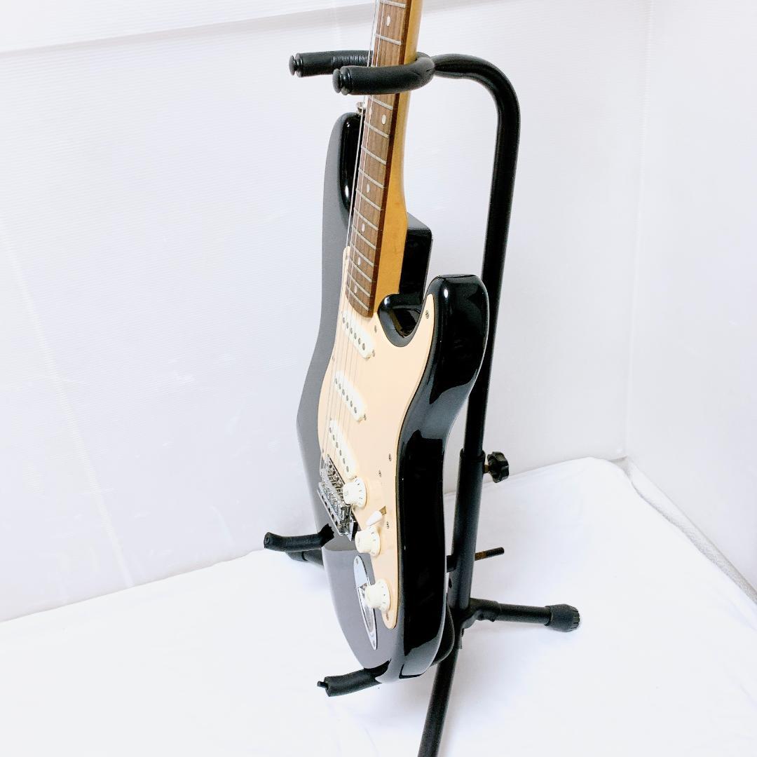 美品 Squier スクワイヤー ストラトキャスター エレキギター ブラック