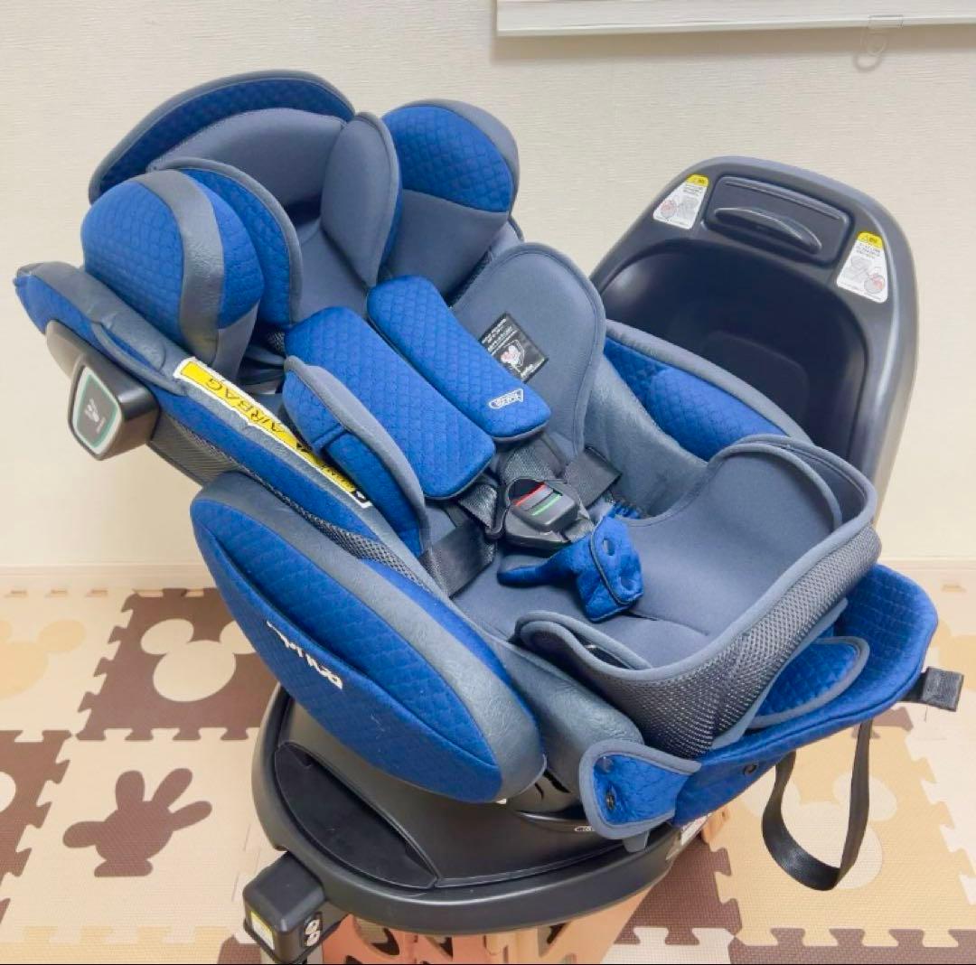 【ほぼ新品】アップリカチャイルドシートフラディアグロウ360°セーフティAB