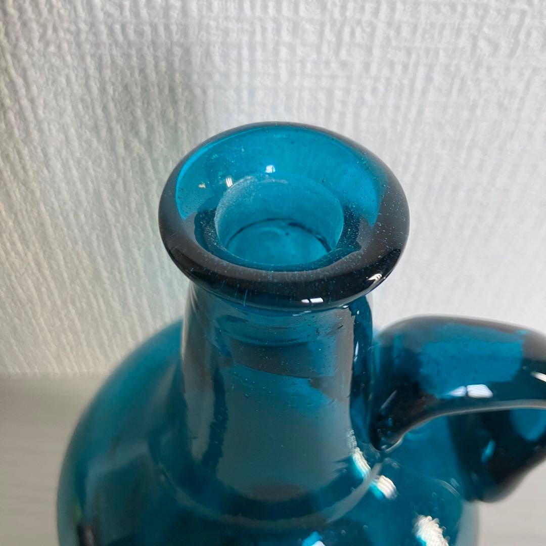 3【倉敷ガラス】小谷眞三 緑瓶