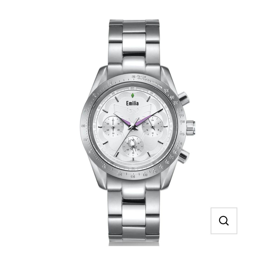 Re:ゼロから始める異世界生活　エミリア　クロノグラフ腕時計