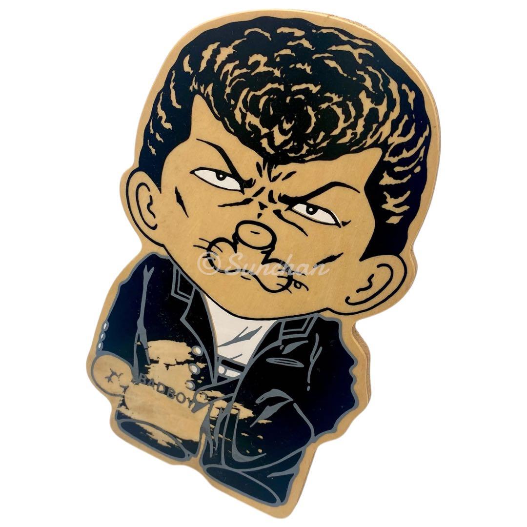 【当時物】 BE-BOP ビー・バップ・ハイスクール 木製スタンド 昭和レトロ