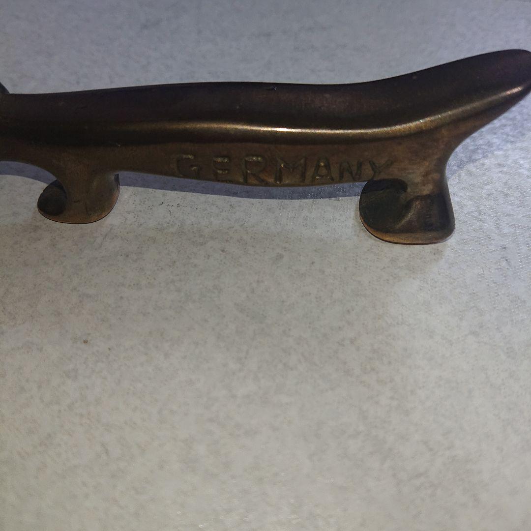 ビンテージ 犬 銅製 ドイツ 置物 インテリア 工芸品 美術品