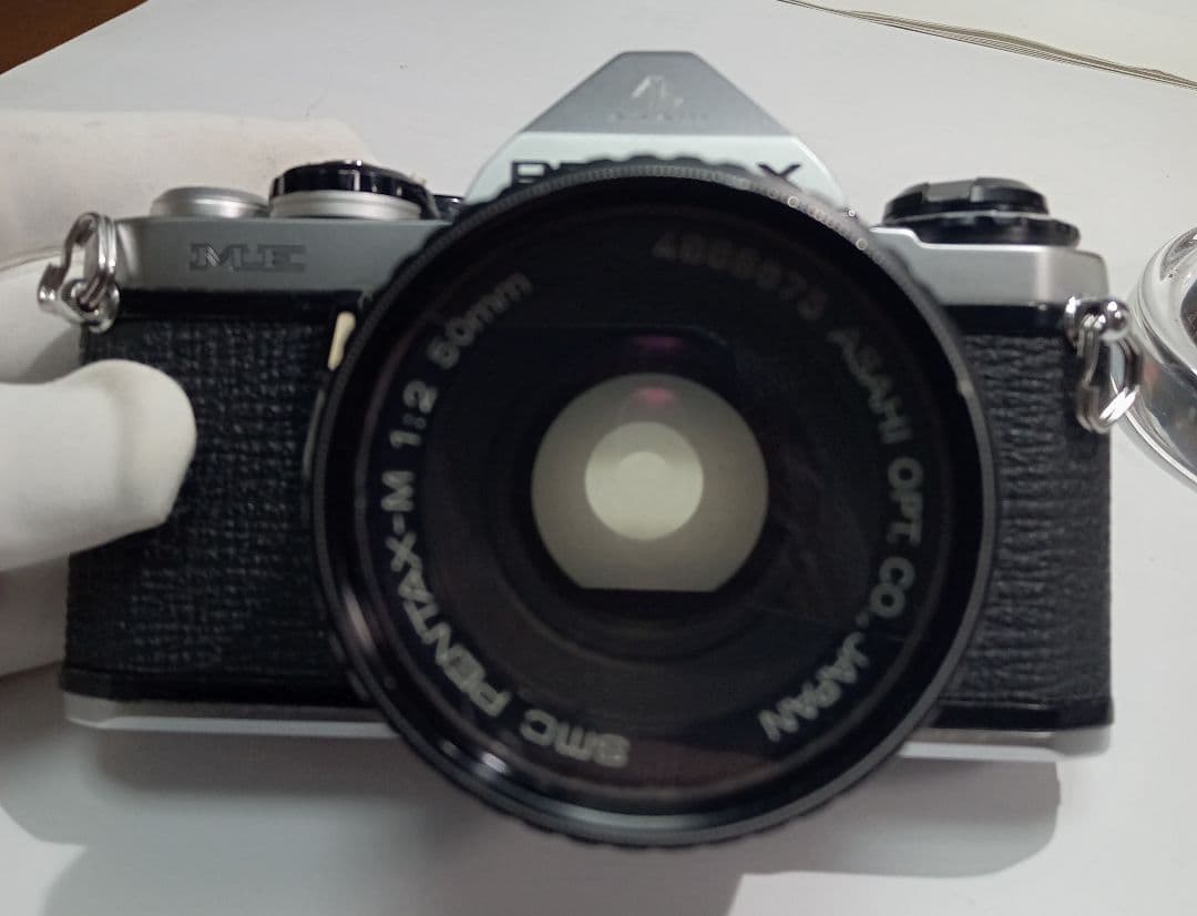 329 アサヒ　PENTAX　ペンタックスME シルバー　一眼レフカメラ