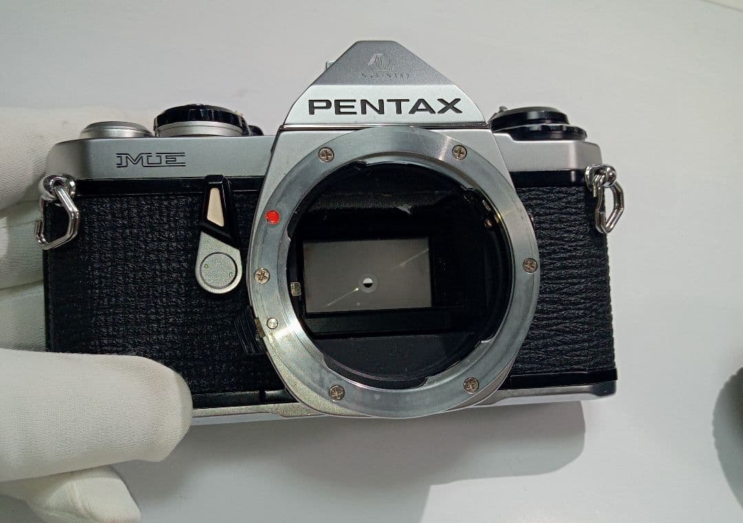 329 アサヒ　PENTAX　ペンタックスME シルバー　一眼レフカメラ