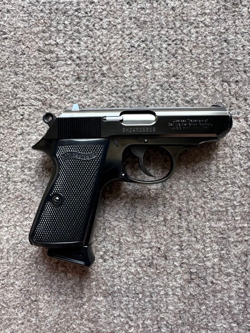 マルゼン　ガスガン　ワルサーPPKS ブラックメタル