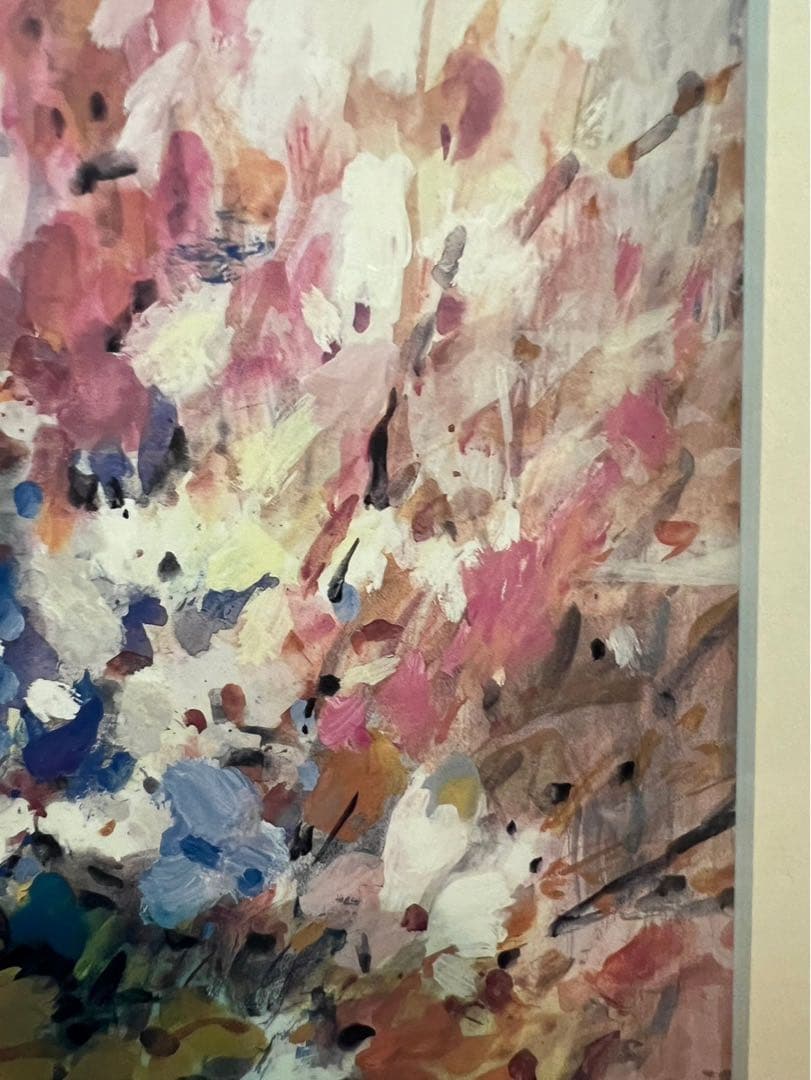 ノルブェ テーブルの花 アート 額縁 インテリア