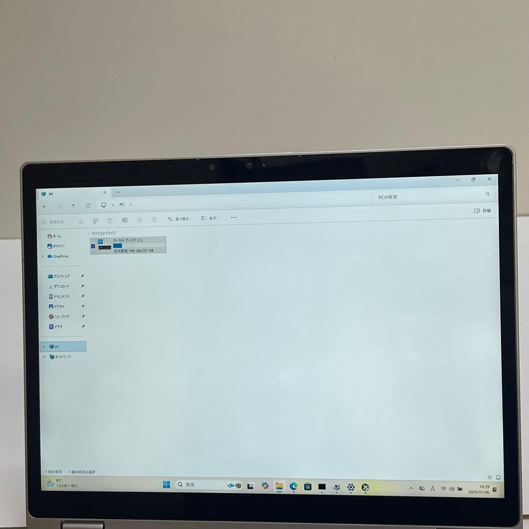 Windowsノート本体 #748 2in1 PANASONIC CF-QV8 i5-8365U 8GB