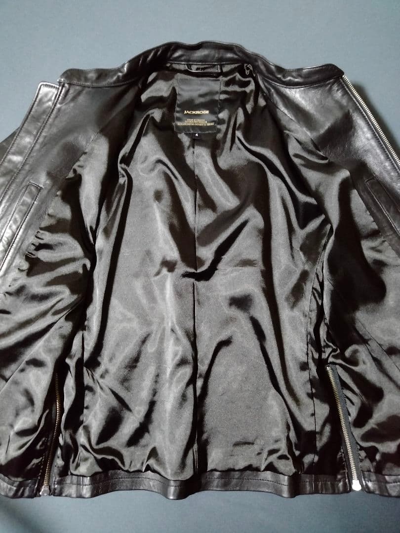 極美品 JACKROSE ‪‪ レザージャケット ラムレザー 羊革