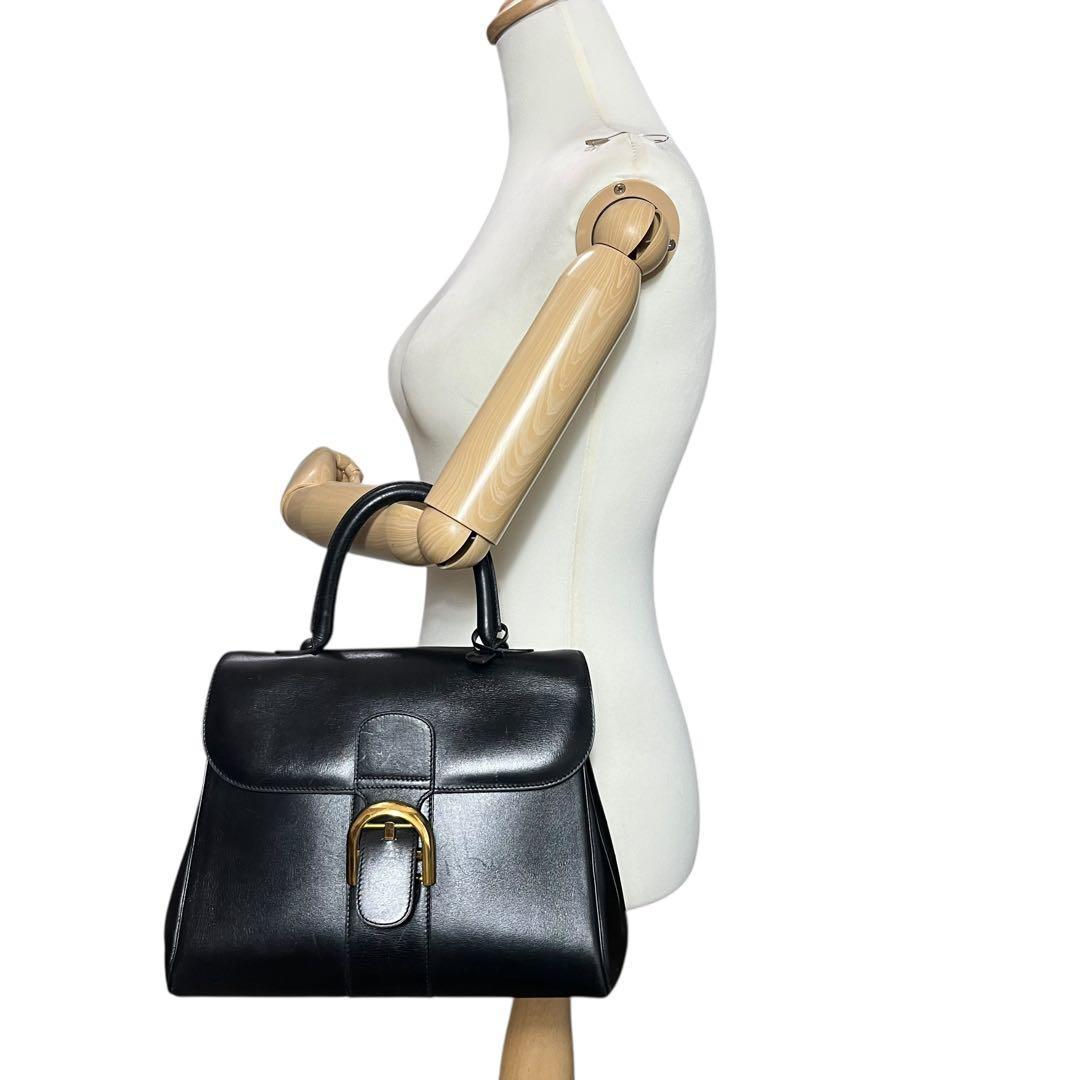 デルヴォー ブリヨン レザー ハンドバッグ トートバッグ トップハンドル レザー