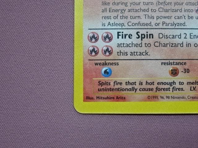 ポケカ リザードン 英語版 4/102★ 旧裏 45-MA0117-02