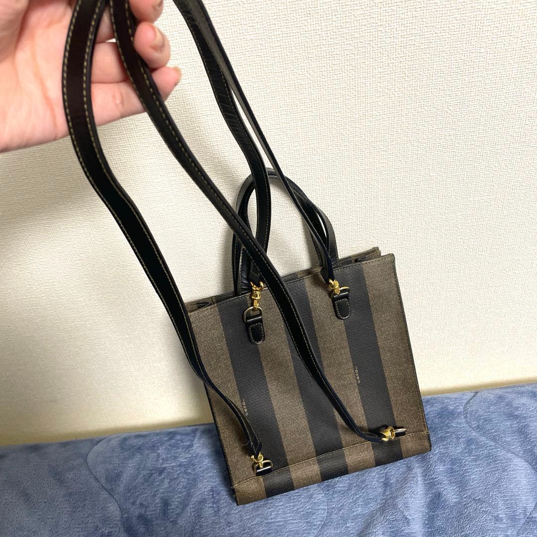 FENDI フェンディ ペカン柄ミニトートバッグ ショルダーバッグ