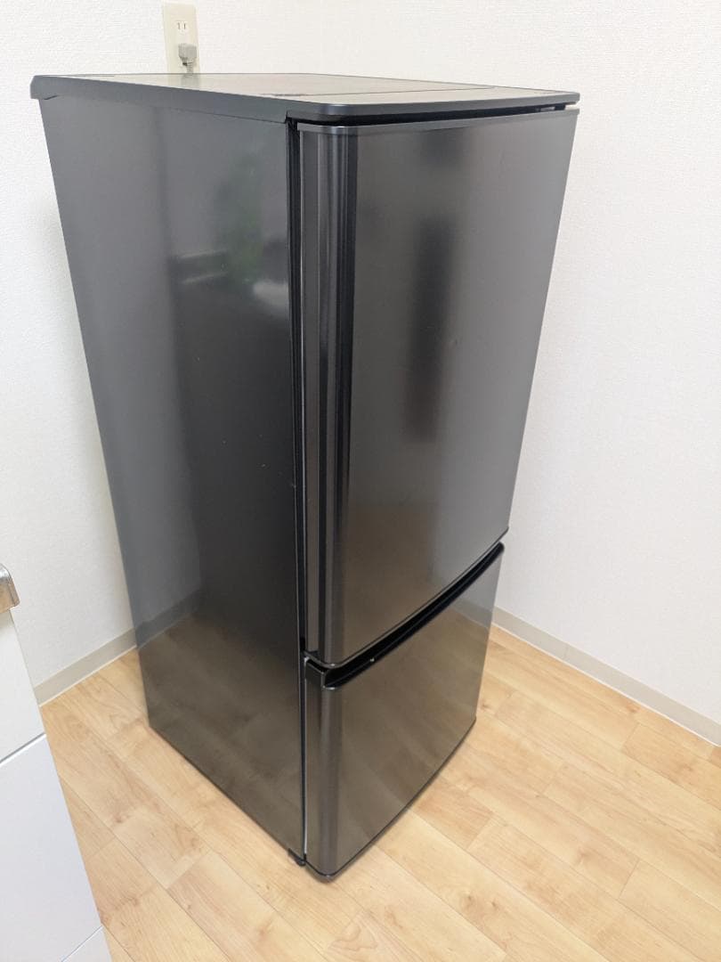 三菱 冷蔵庫 MR-P15EG-B1 （冷蔵100L、冷凍46L）