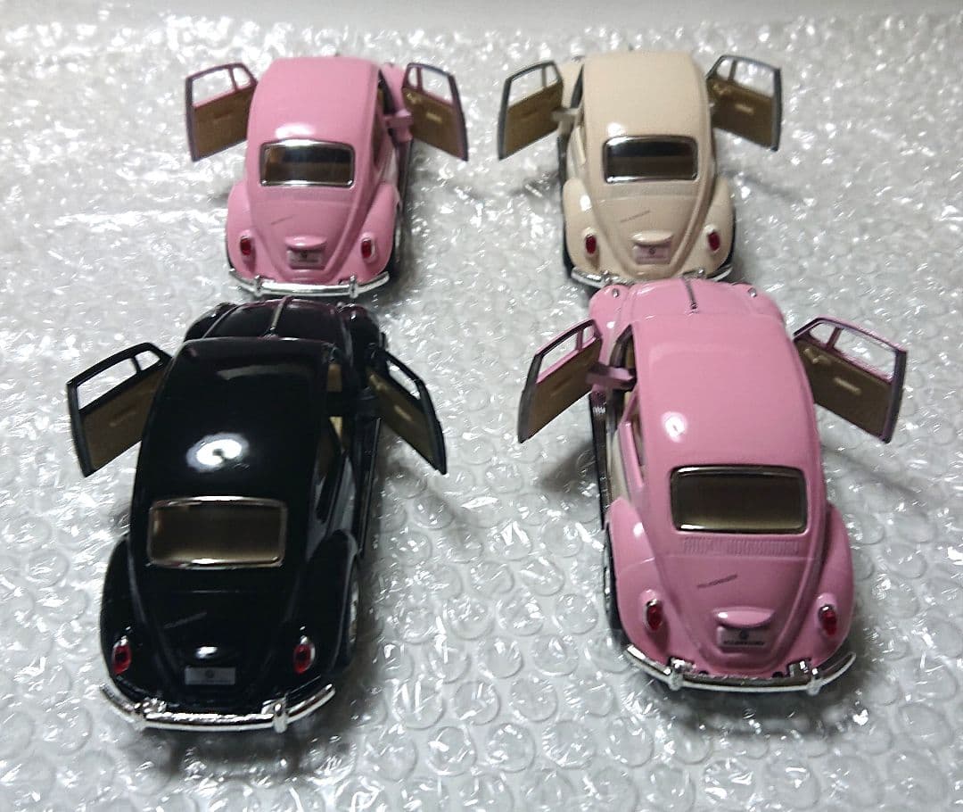 キンスマート 1/32 フォルクスワーゲンビートル4種セット 新品未使用保管品