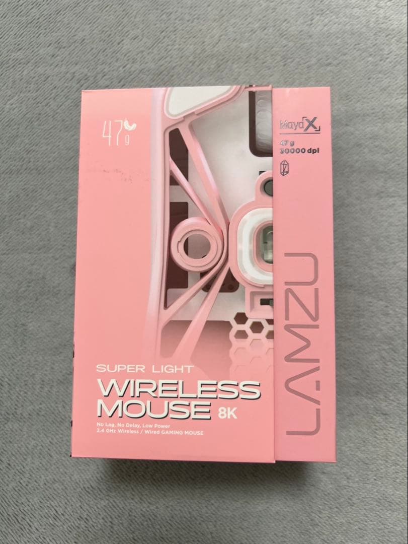 マウス・トラックボール Lamzu MAYA X pink