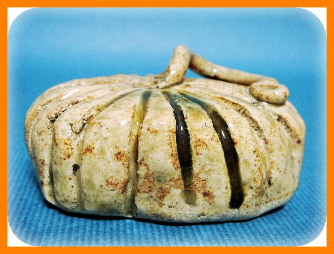 599『黄瀬戸 瓜形 水滴』　/骨董品 古美術 アンティーク 古玩