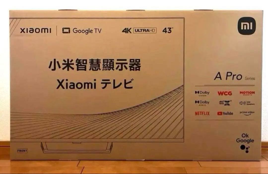 【hungtimb】Xiaomi 43 インチ 4K テレビ A Pro