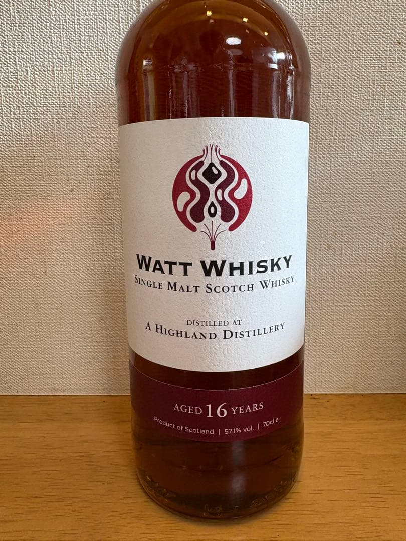 希少WATT WHISKY 16年 ハイランドシングルモルトウイスキー