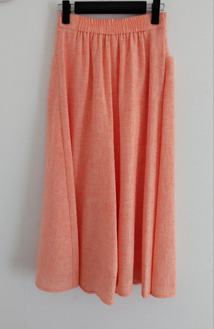 新品同様　ルネ　リネンライク　ガウチョパンツ サイドポケット付き