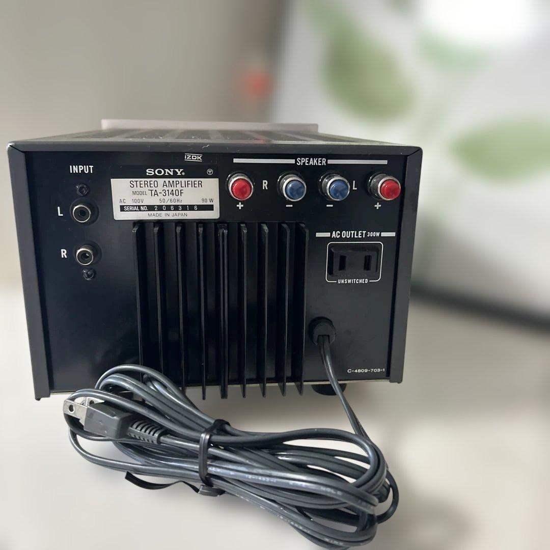 美品　SONY ステレオパワーアンプ TA-3140F