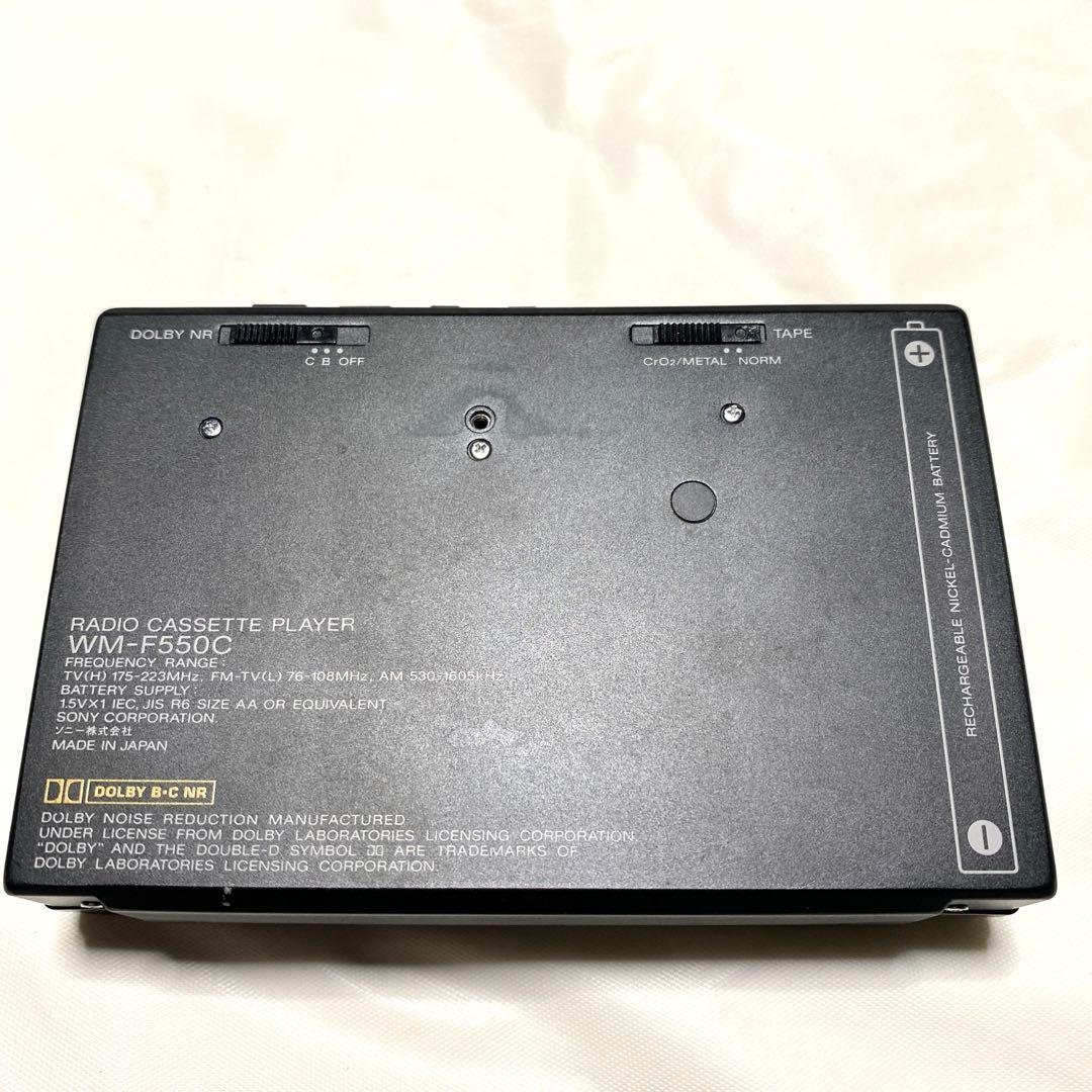 貴重 SONY WALKMAN ソニーウォークマン WM‐F550C 1988年