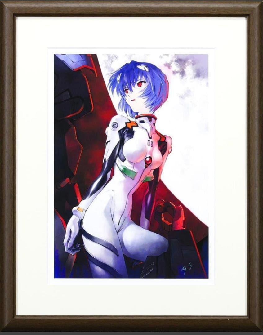 複製原画　貞本義行「綾波レイ」　約6号 エヴァンゲリオン EVANGELION