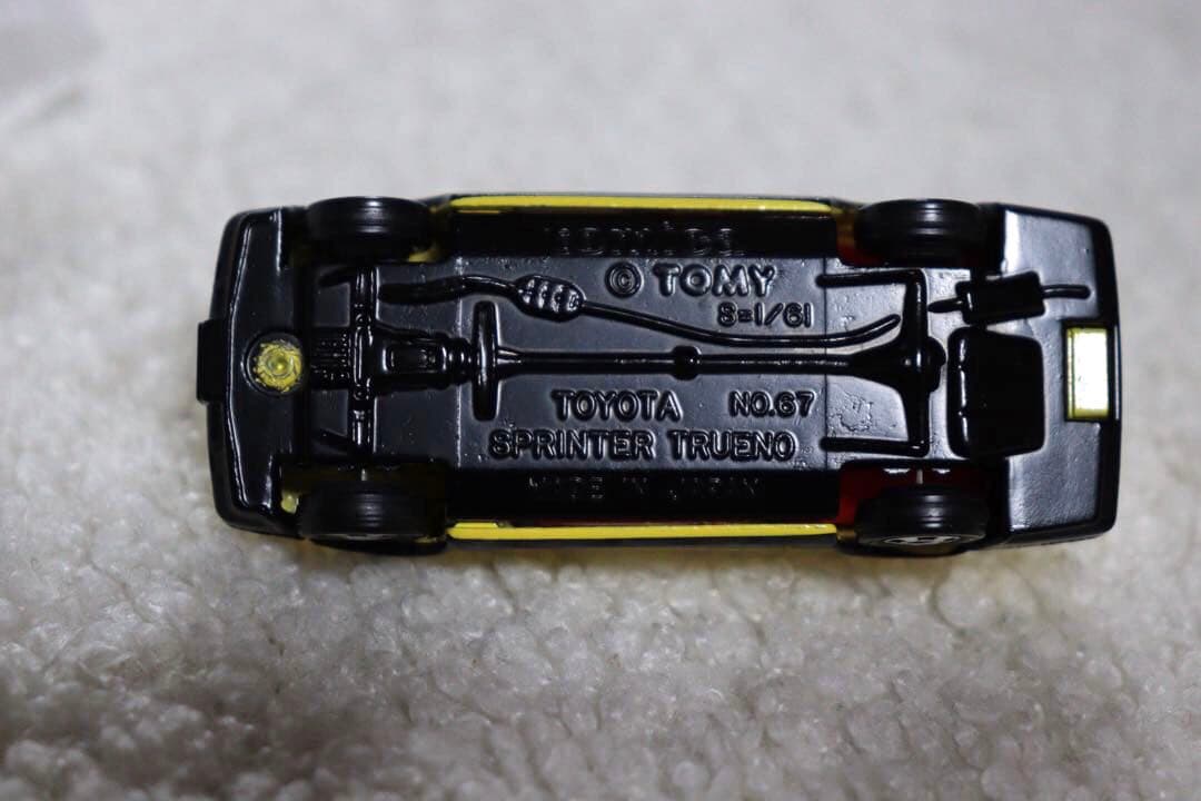 日本製　トミカ　トヨタ　スプリンター　トレノNO.67 箱無し